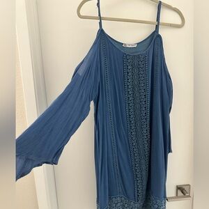 Chico's Elegant Blue Blouse